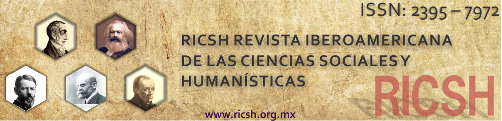 RICSH REVISTA IBEROAMERICANA DE LAS CIENCIAS SOCIALES Y HUMANÃSTICAS
